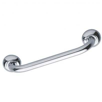Straight grab bar, 500 mm, Chrome and nickel-plated Brass, Ø 25 mm