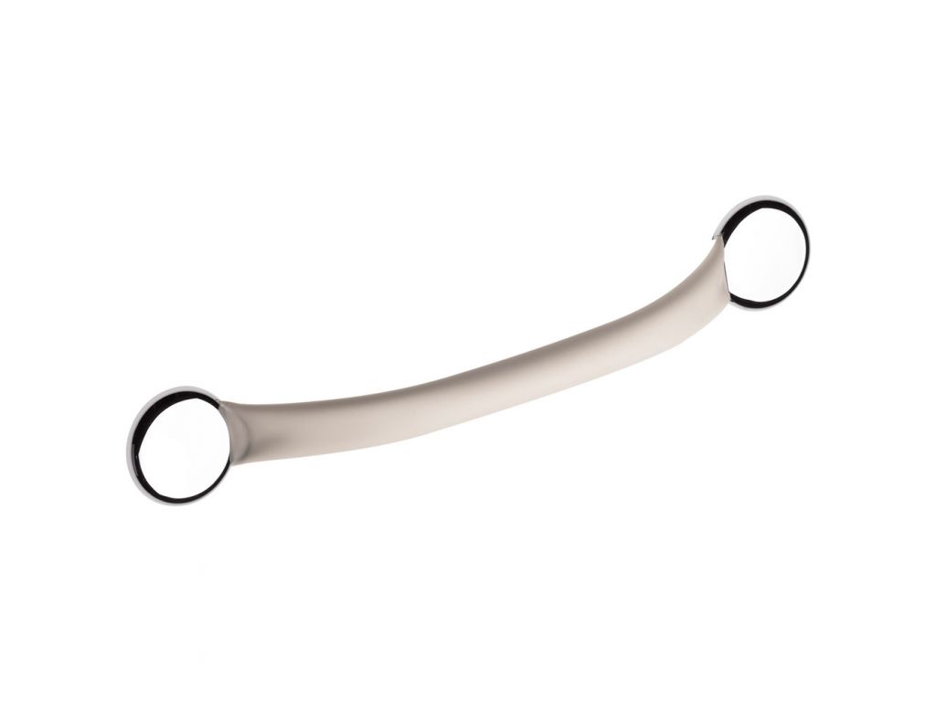One Piece Grab Bar 370 Mm Ivory Soft Coated Stainless Steel 370 Mm O 25 Mm